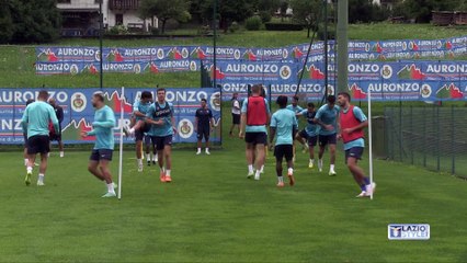Lazio, primo allenamento di Castellanos ad Auronzo