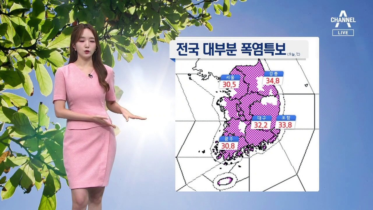 [날씨]밤사이 수도권 강한 비, 최대 80mm↑…내일 무더위 속 강한 소나기