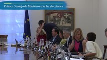 Imágenes del primer Consejo de Ministros tras las elecciones