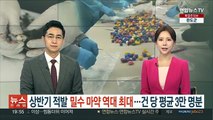 상반기 적발 밀수 마약 역대 최대…건당 평균 3만 명분