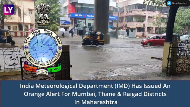 Maharashtra Rains: IMD Issues Orange Alert For Mumbai, Thane & Raigad, Yellow Alert For Palghar District