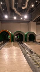 how a bullet train pass tunnel