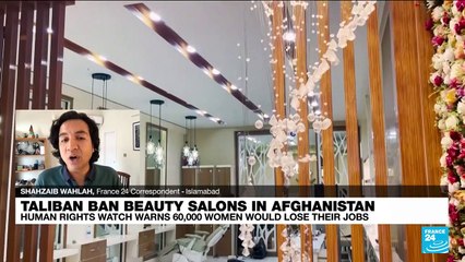 Thousands of Afghan beauty salons close under order of Taliban