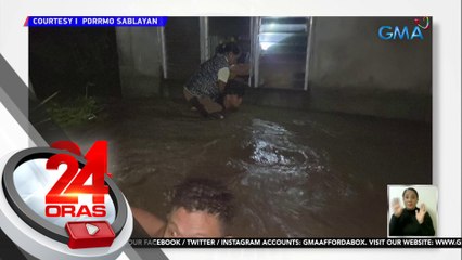 Daan-daang pamilya sa Occ. Mindoro, sinagip matapos malubog sa baha ang kanilang mga bahay | 24 Oras
