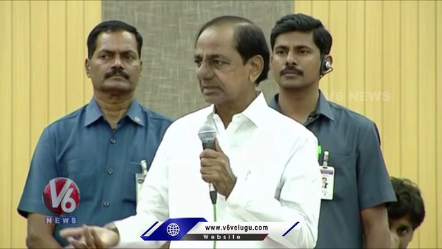 CM KCR Comments On VRAs Over Lands Registration Issue _ V6 News