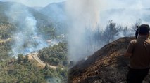 İzmir’de iki farklı noktada aynı anda yangın çıktı