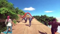 Run Away from Giant Snakes on Wooden Bridge - Animal Revolt Battle Simulator
