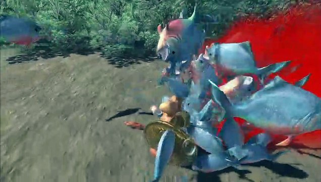 [ Dangerous Sea ] Run Away from Hungry Piranhas - Animal Revolt Battle Simulator