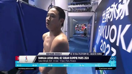 Bertrand Rhodict teruja layak ke Sukan Olimpik secara merit