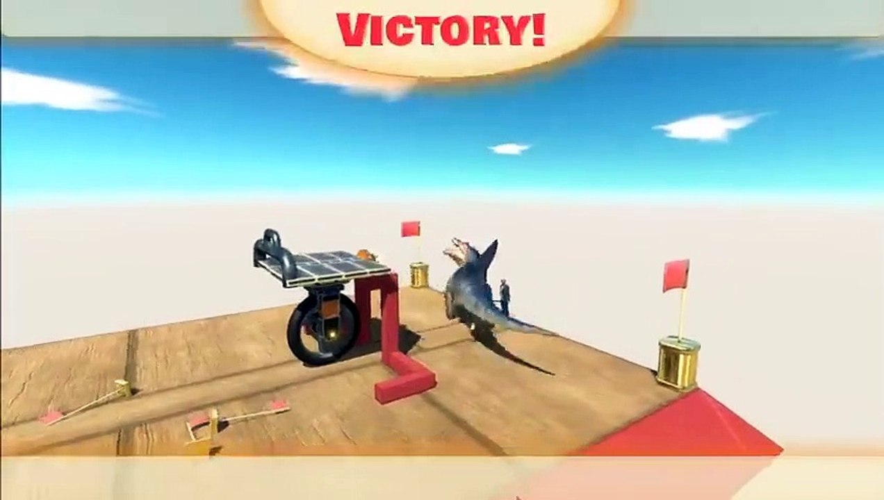 Cycling on Wooden Stick - Animal Revolt Battle Simulator