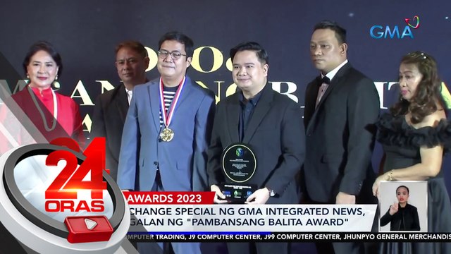 Climate change special ng GMA Integrated News, pinarangalan ng Pambansang Balita Award | 24 Oras