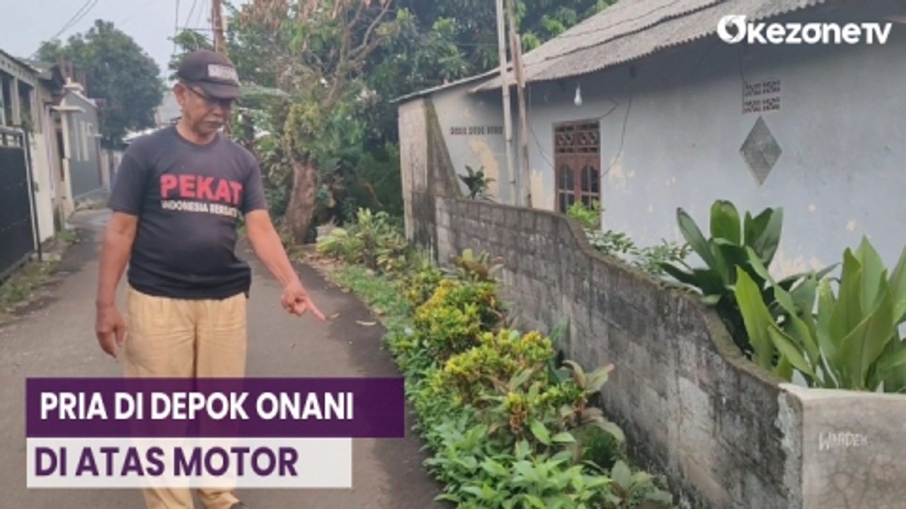 Viral Video! Pria Onani di Atas Motor di Depok, Aksi Direkam Warga