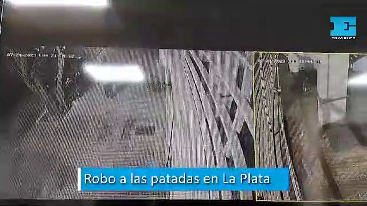 Robo a las patadas en La Plata