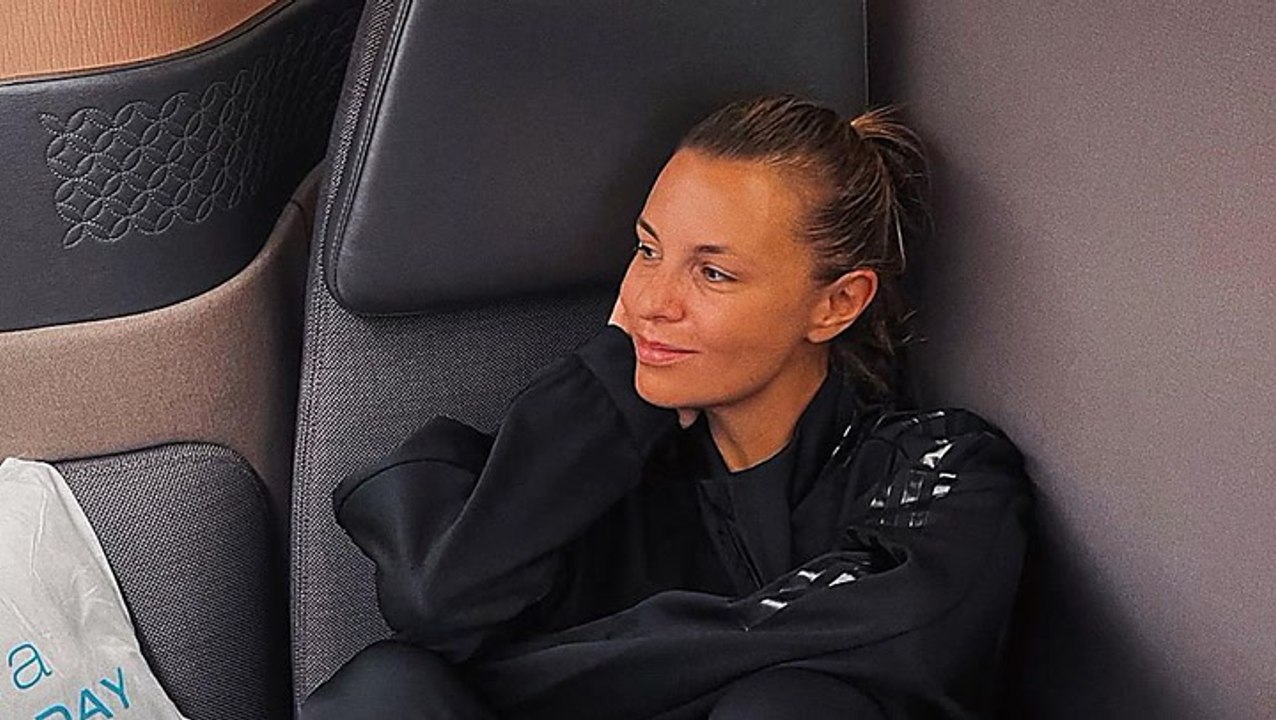 Komplett natürlich: So bekommen wir Laura Wontorra selten zu Gesicht