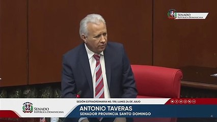 Antonio Taveras le responde a  Félix Bautista sobre la Ley de Extinción de Dominio