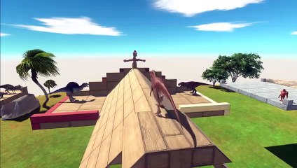 [ Team Battle ] Join T-Rex  or Spinosaurus  - Animal Revolt Battle Simulator