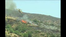 Yunanistan'da yangın söndürme uçağı ağaca çarparak düştü
