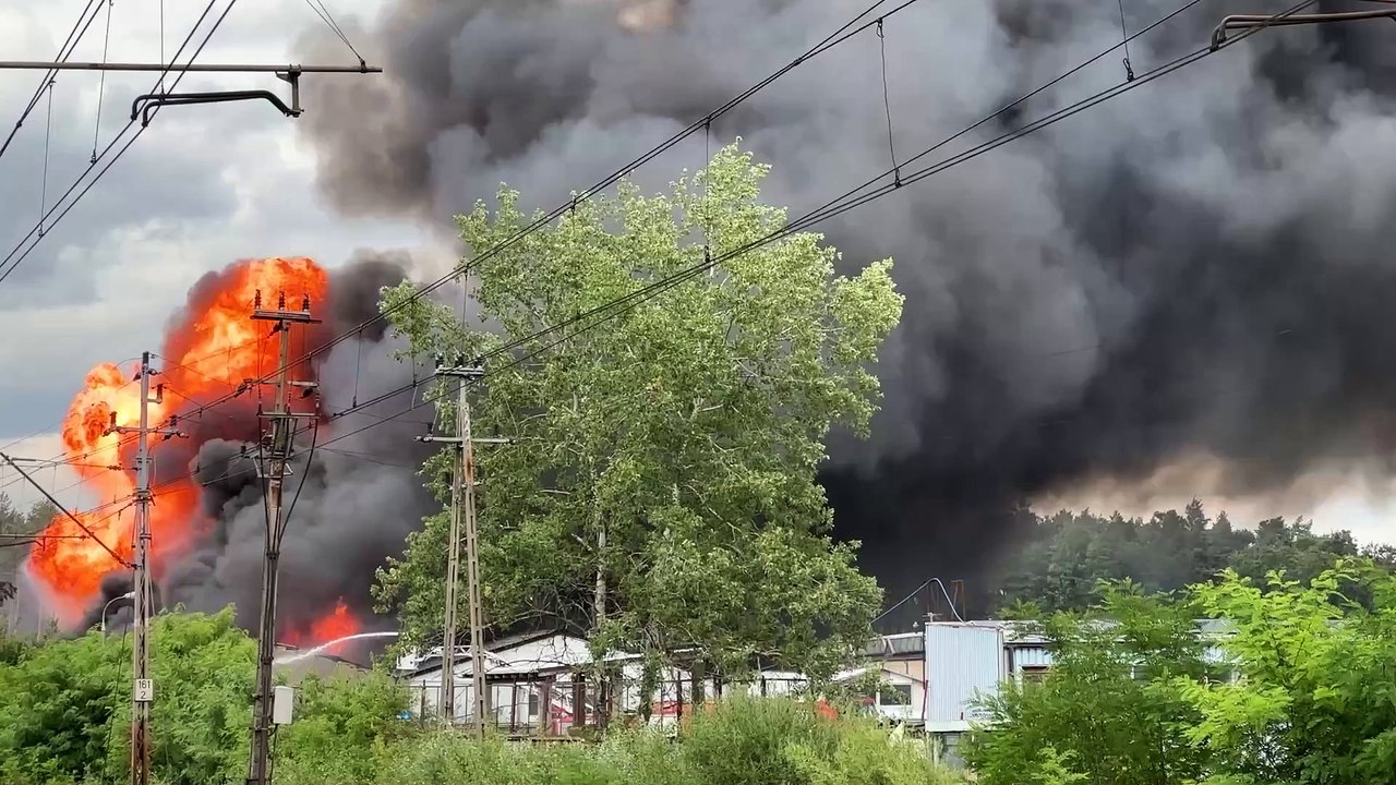 Gazeta Lubuska. Zielona Góra. Konferencja prasowa po pożarze w Przylepie