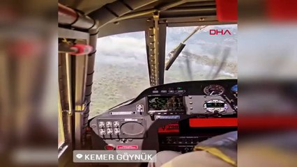 Antalya'da Kemer ilçesinde orman yangını