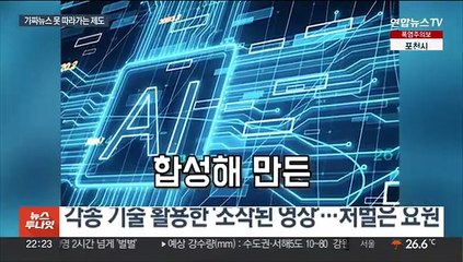 AI발 가짜뉴스에 눈 뜨고 코 베이는데…규제는 미비