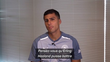 Rodri : "Haaland ? J'espère qu'il sera encore meilleur"