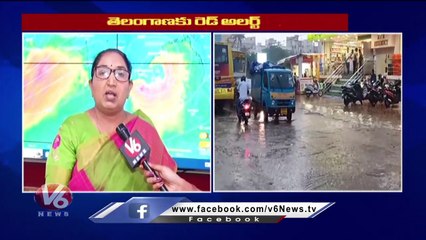 Weather Dept Officer Nagaratna About Rain Alert To Telangana _  V6 News