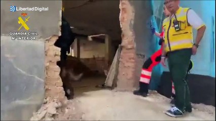 Un desaparecido y dos heridos en el derrumbe de un colegio en obras en Logroño