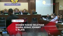Momen Hakim Ingatkan Suara Meninggi Johnny G Plate Saat Tanya Saksi Pejabat Kominfo