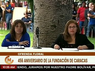 Concejo Municipal de Caracas da inicio a la sesión en celebración de los 456° Aniversario de Caracas
