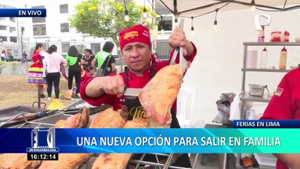 Todo el sabor y sazón en la Feria Gastronómica de la Alameda “28 de julio”