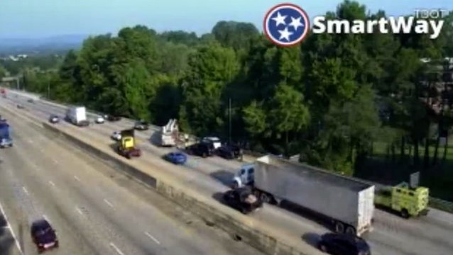 Ron DeSantis: CCTV shows emergency services attending scene of presidential hopeful’s car crash