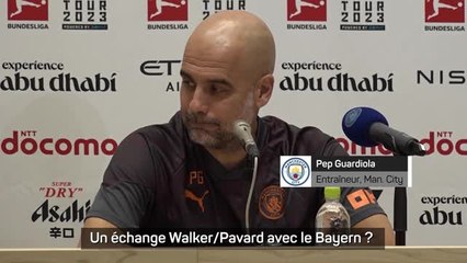 Transferts - Guardiola sur un échange Walker/Pavard : "Je ne sais pas comment ça va se terminer"