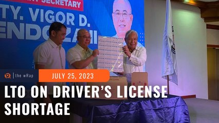 Under new LTO chief, driver’s license shortage could end by September