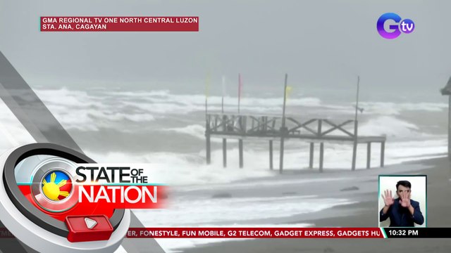Malakas na hangin at mataas na alon, naranasan sa malaking bahagi ng Cagayan | SONA