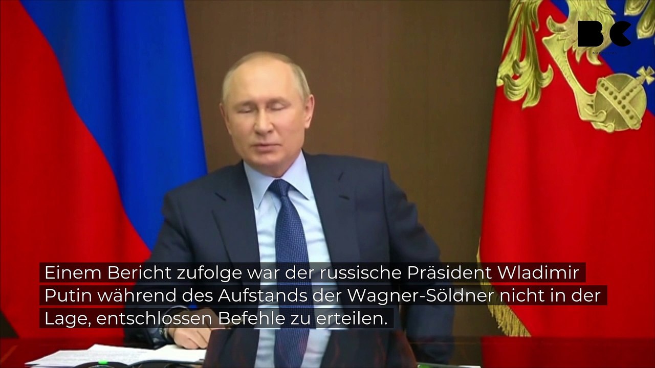Bericht: Putin war während Wagner-Aufstand "wie gelähmt"