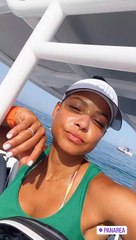 Christina Milian poste une Story de ses vacances en Italie sur Instagram, lundi 24 juillet 2023.