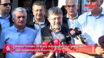 Bakan Yumaklı ve Ersoy'dan Antalya yangınına ilişkin açıklama