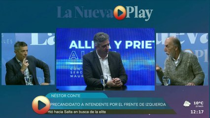 Néstor Conte en Allica y Prieta a las 12