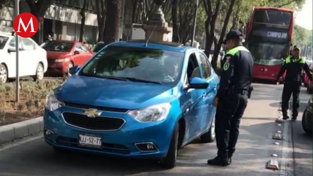 Realizan operativo en carriles de Metrobús en la alcaldía Cuauhtémoc, en CdMx