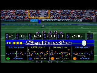 NFL Quarterback Club 98 Vikings vs Seahawks FULL