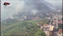 Wildfires escalate around Palermo, Sicily, as blaze nears highway