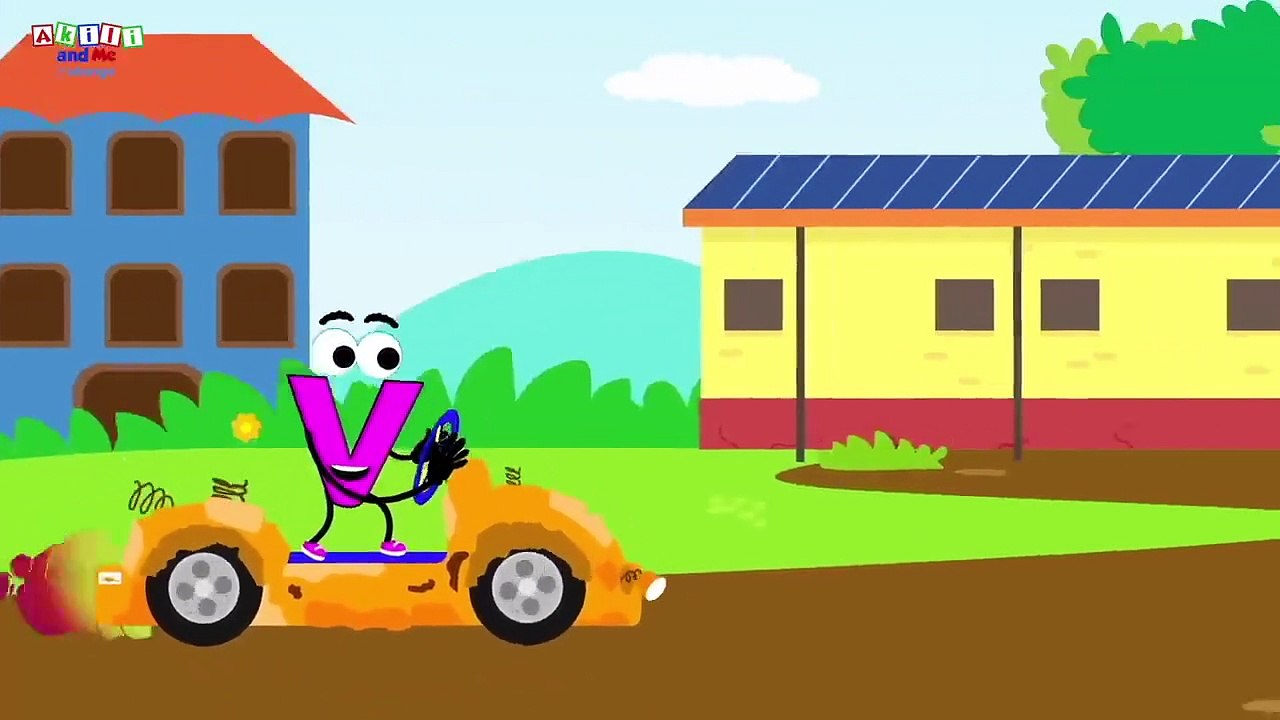 Learn Letter V! _ The Alphabet with Akili _ Cartoons for Preschoolers