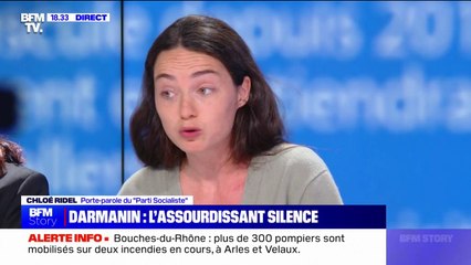 Colère des policiers: Chloé Ridel, porte-parole du PS dénonce une "autorité à géométrie variable" de la part de l'exécutif