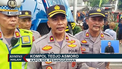 Tải video: Diduga Salah Jalan, Truk Tabrak Tiang Listrik KRL di Perlintasan Kereta Bintaro-Permai