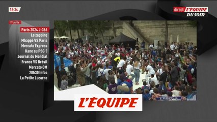 Video herunterladen: Les festivités au Trocadéro à 366 jours des JO à Paris en 2024 - Tous sports - JO 2024 Paris