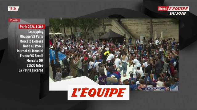 Les festivités au Trocadéro à 366 jours des JO à Paris en 2024 - Tous sports - JO 2024 Paris