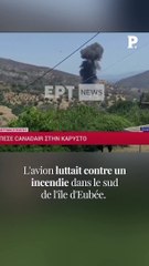Grèce : un bombardier d'eau se crashe en luttant contre les flammes
