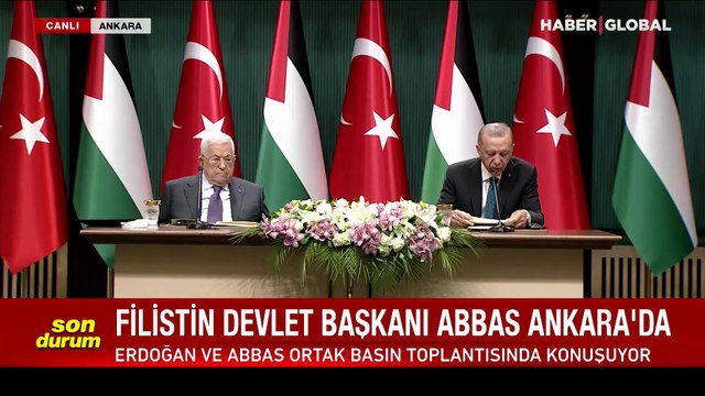 Erdoğan: Bağımsız Filistin devletinin kurulması tüm bölgemizin barış ve istikrarı için şarttır