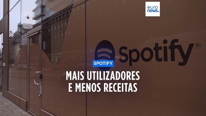 Spotify tem mais utilizadores e menos receitas do que o esperado