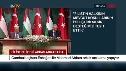 Les paroles du président Erdogan ont enchanté Mahmoud Abbas : une Palestine indépendante avec Jérusalem-Est comme capitale devrait être établie